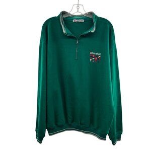 Carnival Cruise Women's 1/4 Zip Pullover Top Long Sleeve Multicolor Size L/XL